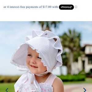 Beaufort, baby bonnet Company, baby bonnet new with tags classic